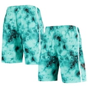 Men's Mitchell \u0026 Ness Teal San Antonio Spurs Hardwood Classics 1998 Galaxy Swingman Shorts